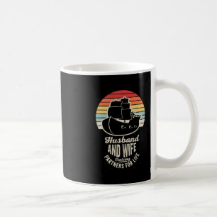 Make och fru cruising partners för livet 1 kaffemugg