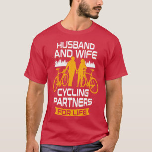Make och fruar som cyklingar för livet t shirt
