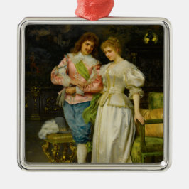 Make och frun (Bröllop och Giftermål) Julgransprydnad Metall