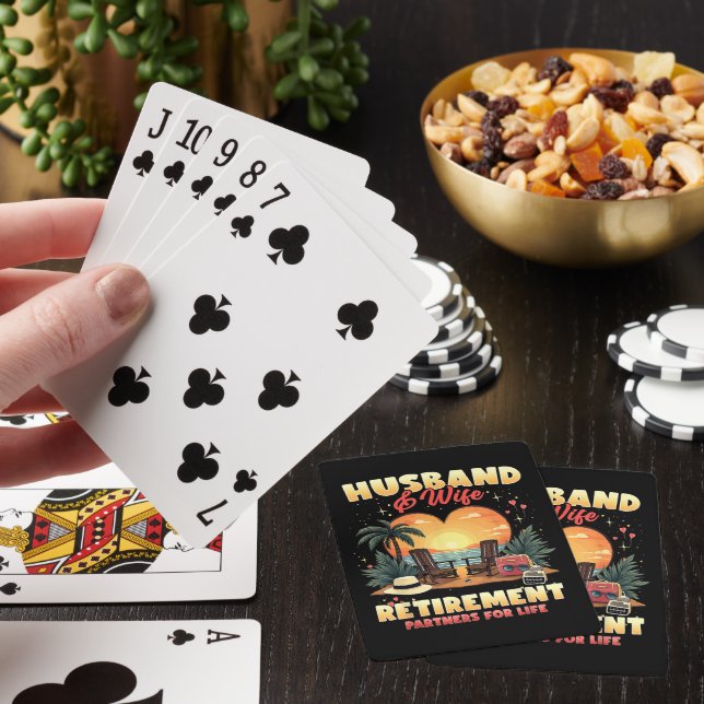 Make och Hustru Pensionering Casinokort (På plats)