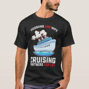 Make och hustru seglar partners för livet t shirt