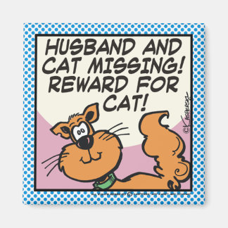 Make och Katt Magnet