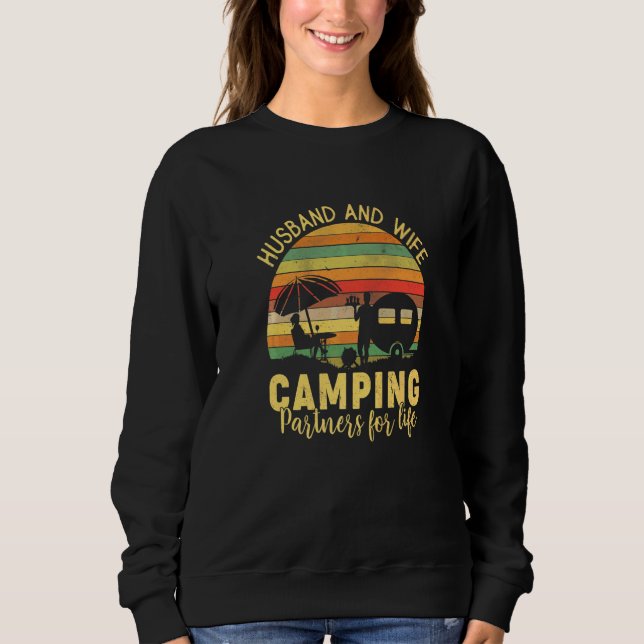 Make och maka campingpartners för livet söt t shirt (Framsida)