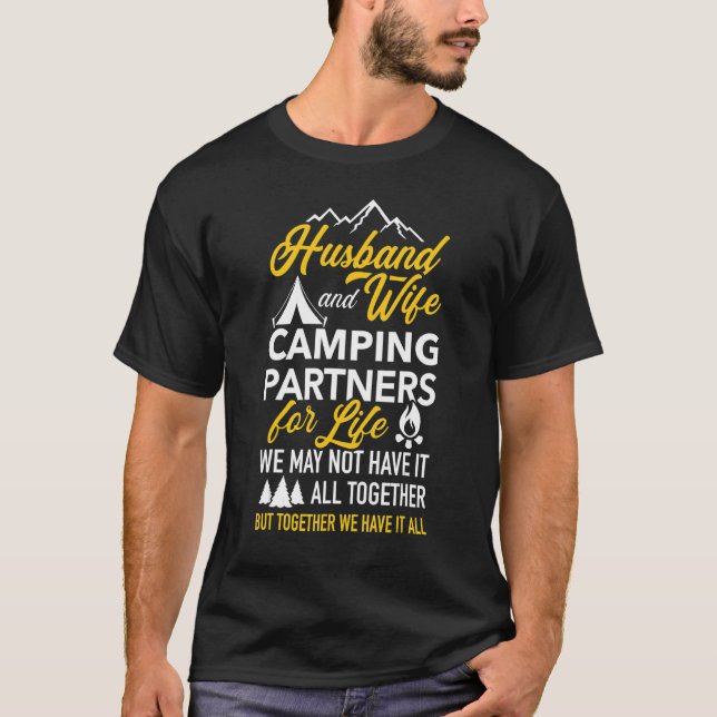 Make och partner i kampanjen för fruar t shirt (Framsida)