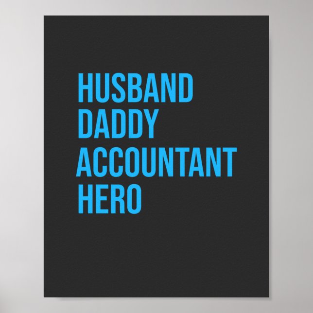 Make pappa Accountant Poster (Framsidan)