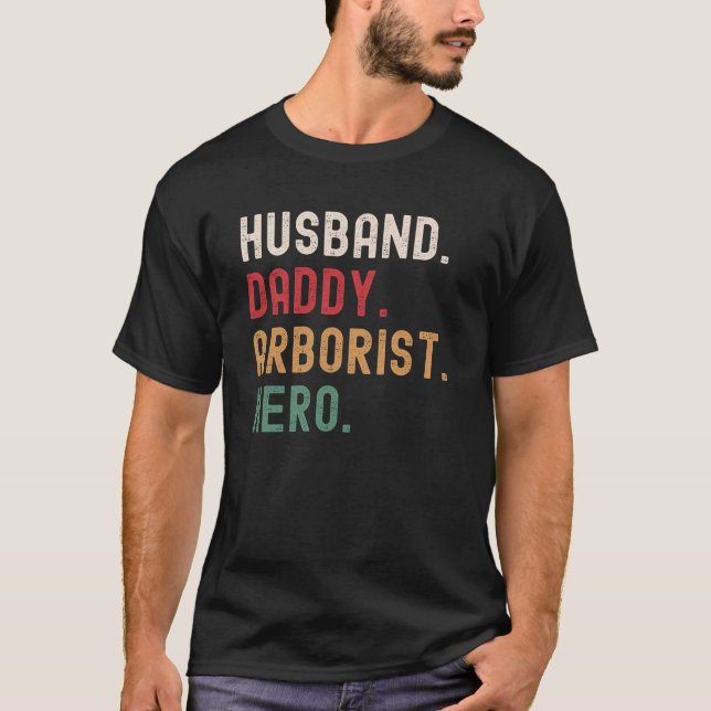 Make pappa Arborist Hero T Shirt (Framsida)