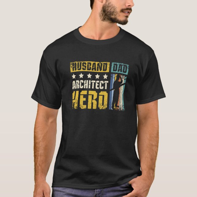 Make Pappa Architect Hero T Shirt (Framsida)