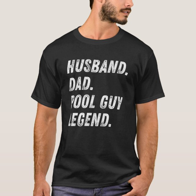 Make Pappa Bassäng Guy Legend 9 T Shirt (Framsida)