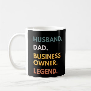 Make Pappa Business Owner Legend Funny Far Kaffemugg