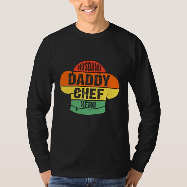 Make pappa Chef Hero T Shirt (Framsida)