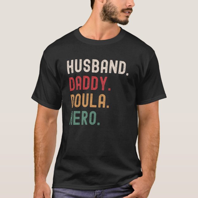 Make pappa Doula Hero T Shirt (Framsida)