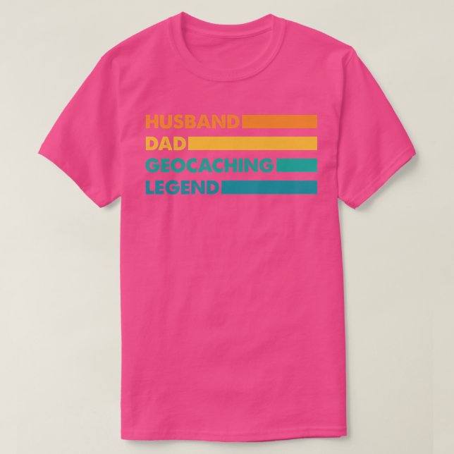 Make Pappa Geocaching Legend Far pappa Geoca T Shirt (Design framsida)
