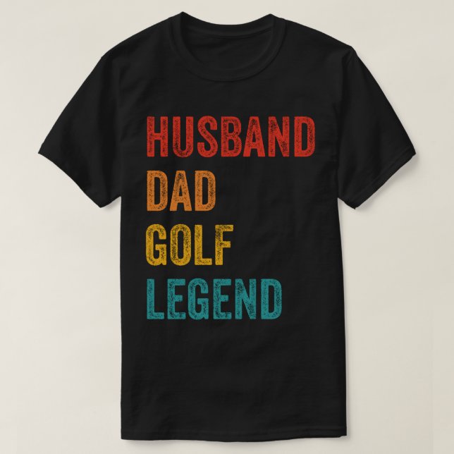 Make Pappa Golf Legend T Shirt (Design framsida)
