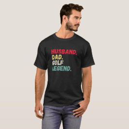 Make pappa-golflegendarisk vintagens återförsäkrin t shirt