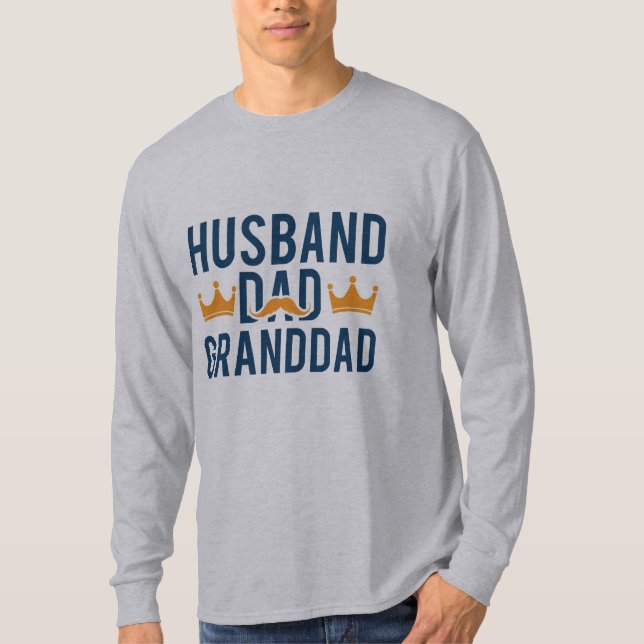 Make PAPPA Granddad T Shirt (Framsida)