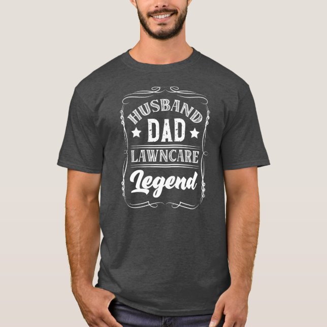 Make Pappa Gräsmatta Care Legend Maskin Gräsmatta  T Shirt (Framsida)