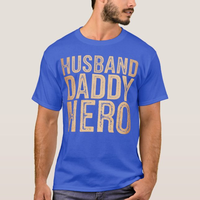 Make pappa Hero Fars dag vänner T Shirt (Framsida)