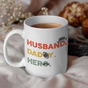 Make pappa Hero Vintage Retro Kaffemugg