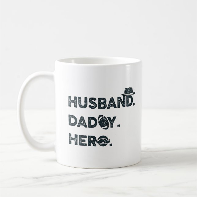 Make. Pappa. Hjälte Kaffemugg (Vänster)