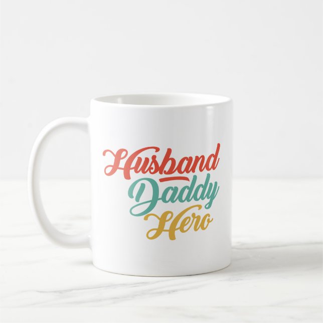 Make, Pappa, Hjälte Kaffemugg (Vänster)