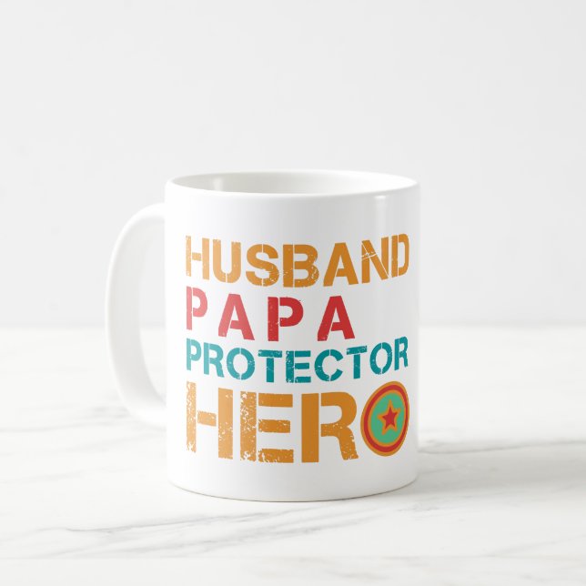 MAKE PAPPA HJÄLTE KAFFEMUGG (Framsida vänster)