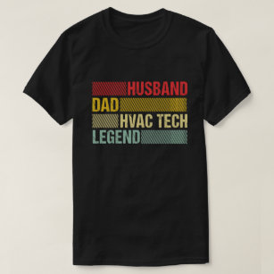Make Pappa HVAC Tech Legend Funny HVAC Technicia T Shirt