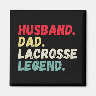 Make pappa lacrosse legend retro vintage rolig magnet