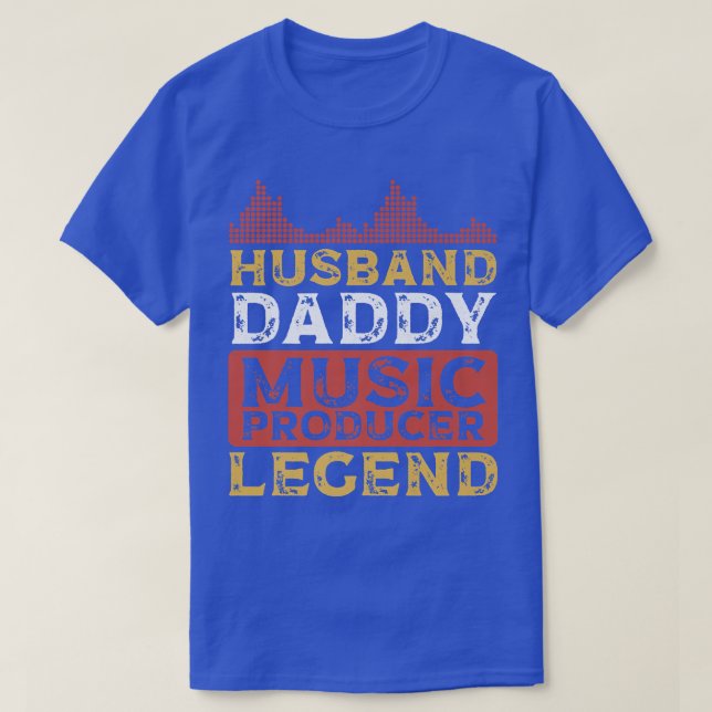 Make pappa Music Producer T Shirt (Design framsida)