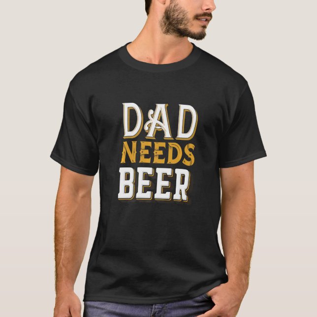 Make Pappa Pappa pappa Beer Grandfather Far T Shirt (Framsida)