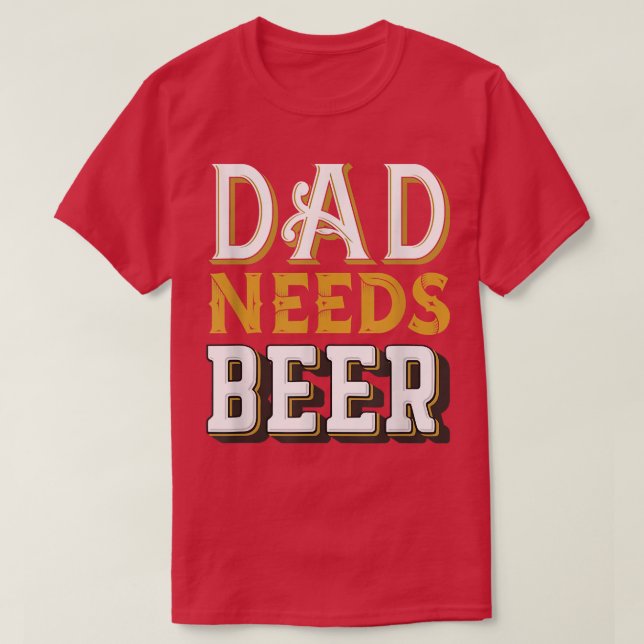 Make Pappa Pappa pappa Beer Grandfather Far T Shirt (Design framsida)