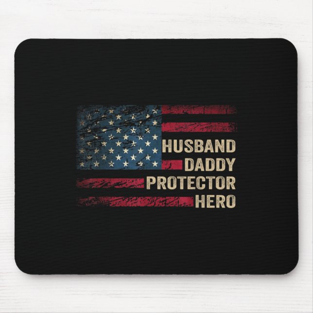Make pappa Protector Hero Distress USA flagga F Musmatta (Framsidan)