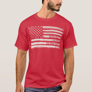 Make pappa Protector Hero Fars dag Camo Girl T Shirt