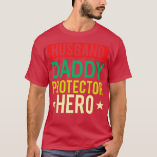 Make pappa Protector Hero Fars dag Funny Gif T Shirt