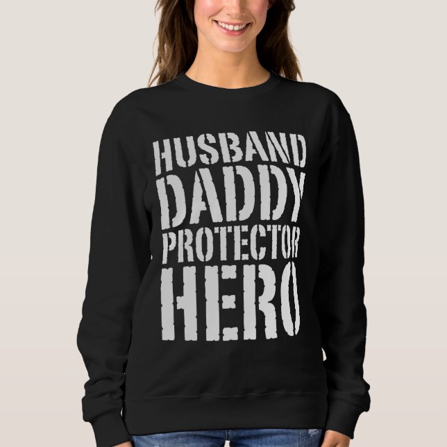 Make pappa Protector Hero Fars dag T Shirt (Framsida)