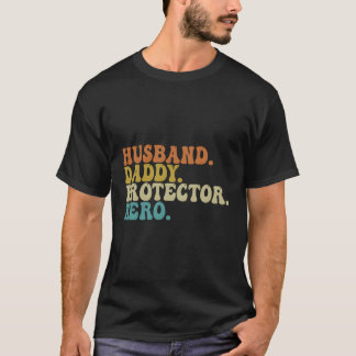 Make pappa Protector Hero Fars dag T Shirt