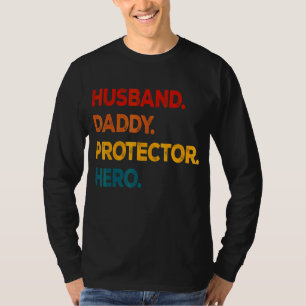 Make pappa Protector Hero Fars dag Vintage T Shirt