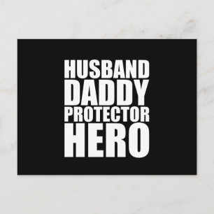 Make pappa Protector Hero Fars dag Vykort