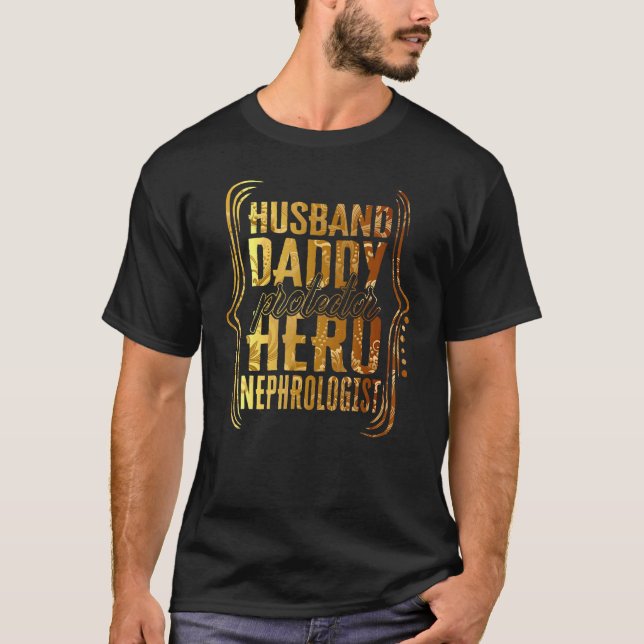 Make pappa Protector Hero Nephrologist Tie Dye T Shirt (Framsida)