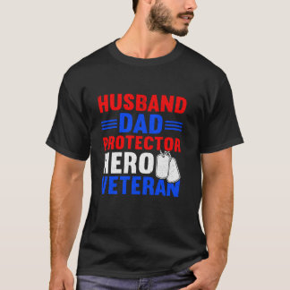 Make Pappa Protector Hero Proud American Veteran T Shirt