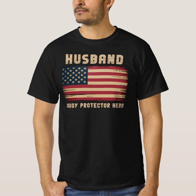 Make pappa Protector Hero T Shirt (Framsida)