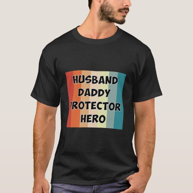 Make pappa Protector Hero T Shirt (Framsida)