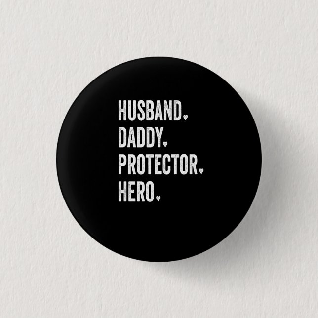 Make pappa Protector Hero Tshirt Knapp (Framsida)