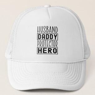 Make pappa Protector Hero Veteran Pappa Funny Keps
