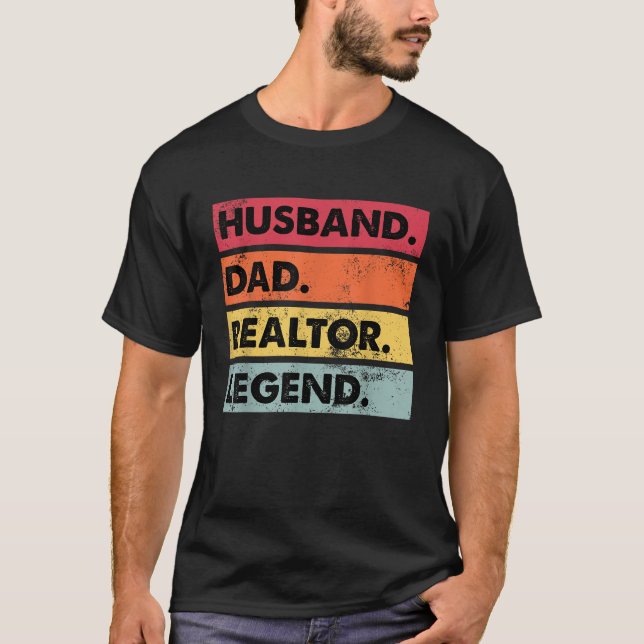 Make Pappa Realtor Funny Real Gods Agent Manar F T Shirt (Framsida)