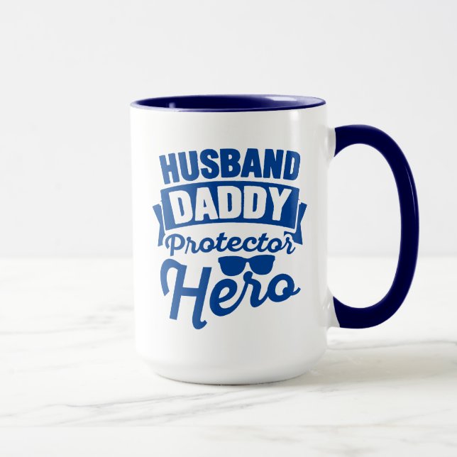 Make. Pappa. Skydda. Hero. Mugg (Höger)