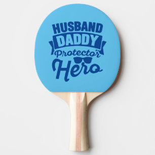 Make.Pappa. Skyddare. Hero. Pingisracket