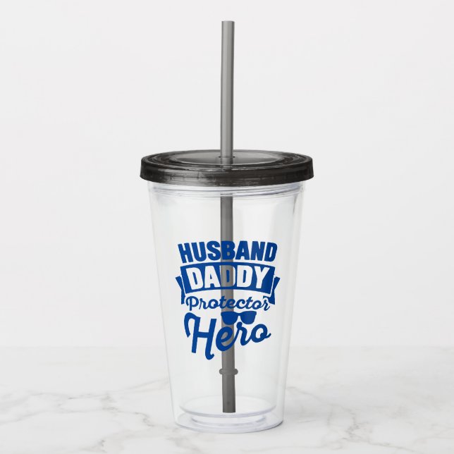 Make.Pappa. Skyddare. Hero. Take Away Mugg (Framsida)