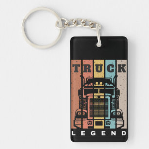 Make Pappa Trucker Legend Lastbil Nyckelring