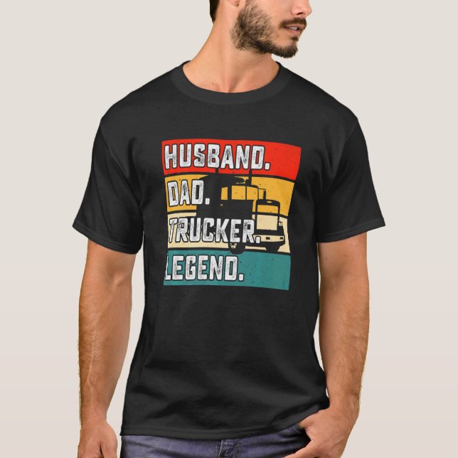 Make Pappa Trucker Legend T Shirt (Framsida)