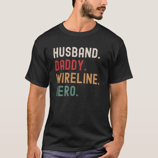 Make pappa Wireline Hero T Shirt (Framsida)